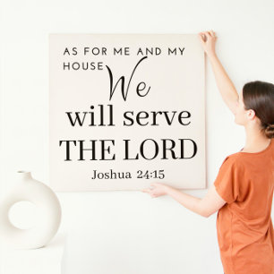 Impressão Em Tela Oração Cristã