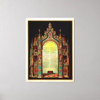 Impressão Em Tela Oração do Senhor dos Maçons (1892)