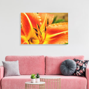 Impressão Em Tela Orange Tiger Lily