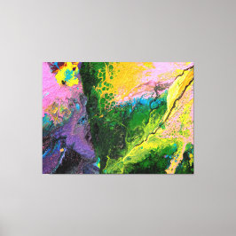 Impressão Em Tela "Orchid in blooms #1", abstract, psychedelic