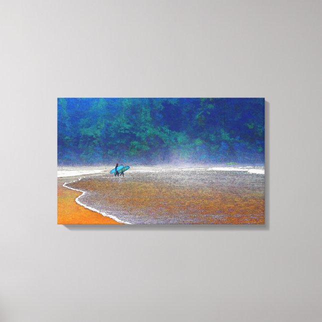 Impressão Em Tela Oregon Surfers (Frente)