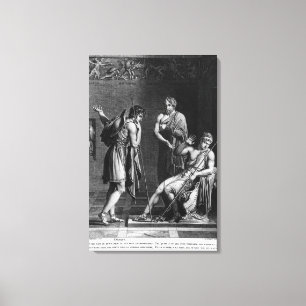 Impressão Em Tela Orestes e Pyrrhus