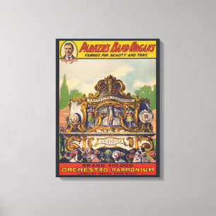 Impressão Em Tela Órgãos Bandas de Parker, Famosos por Beleza e Tom