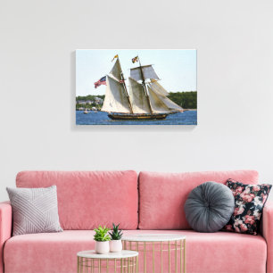 Impressão Em Tela Orgulho da foto alta do navio de Baltimore II