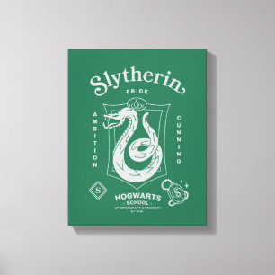 Impressão Em Tela ORGULHO SLYTHERIN™ Ambição Astúcia Brasão
