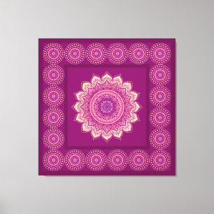 Impressão Em Tela Ornamento indiano