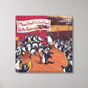 Impressão Em Tela Orquestra Orca Engraçada