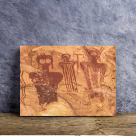 Impressão Em Tela "Os Antigos", Sego Canyon Utah Pictografa