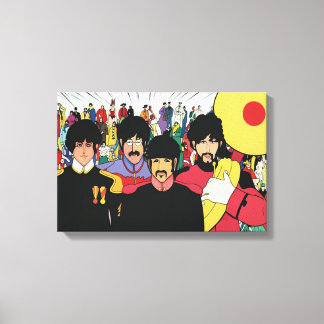 IMPRESSÃO EM TELA OS BEATLES-SUBMARINO AMARELO 2