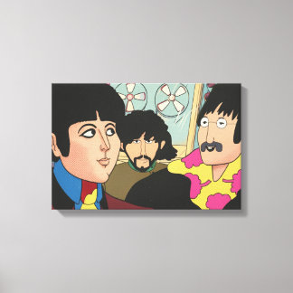 IMPRESSÃO EM TELA OS BEATLES-SUBMARINO AMARELO 3