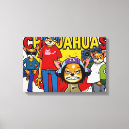 IMPRESSÃO EM TELA OS CHIHUAHUAS 4