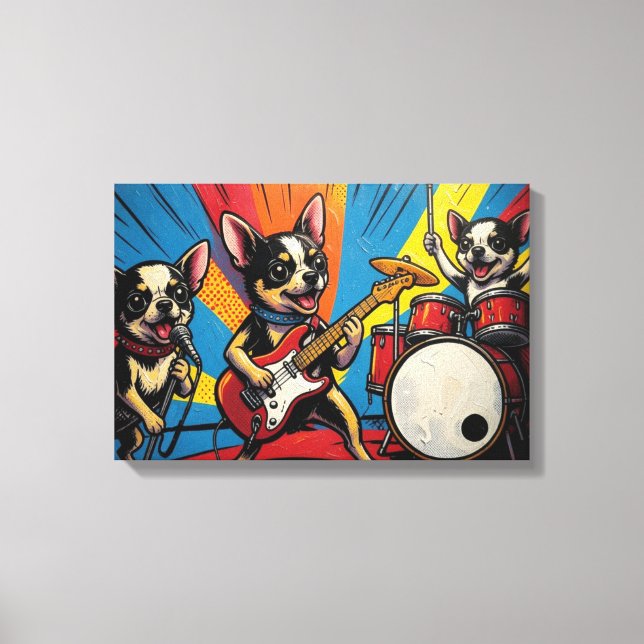 IMPRESSÃO EM TELA OS CHIHUAHUAS 5 (Frente)