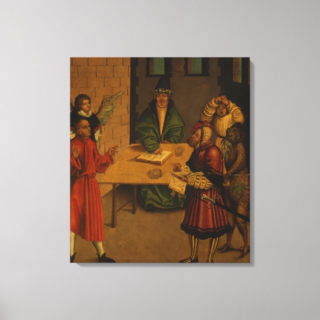 Impressão Em Tela Os Dez Mandamentos, 1516 (Frente)