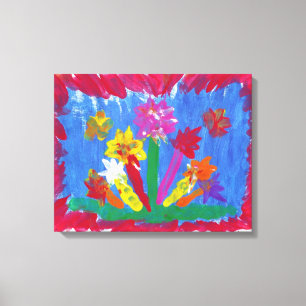 Impressão Em Tela Os doces molham o artista do autismo