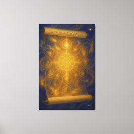 Impressão Em Tela Os Doze Eixos do Paradoxo