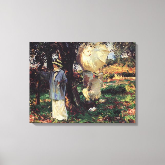 Impressão Em Tela Os Esboços de John Singer Sargent (Frente)