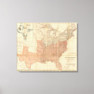 Impressão Em Tela Os Estados Unidos 20