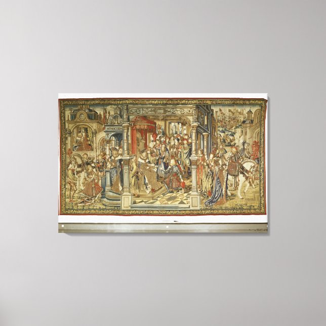 Impressão Em Tela Os filhos de David Amnon e Absalom declaram guerra (Frente)