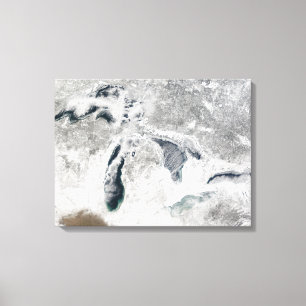 Impressão Em Tela Os grandes lagos 2