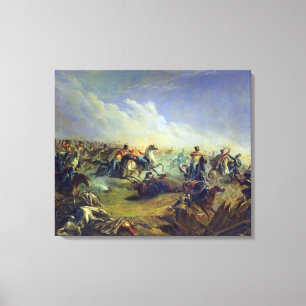 Impressão Em Tela Os hussars da guarda que atacam perto de Varsóvia