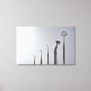 Impressão Em Tela Os instrumentos do dentista