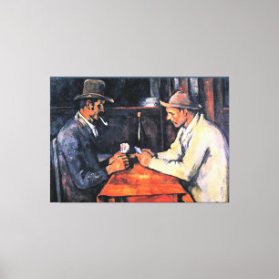 Impressão Em Tela Os jogadores de cartas de Paul Cezanne