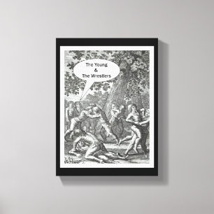 Impressão Em Tela Os jovens & os lutadores