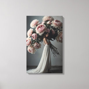Impressão Em Tela Os Peonies