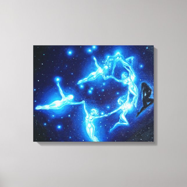 Impressão Em Tela Os Pleiads, ou as sete irmãs, (Frente)