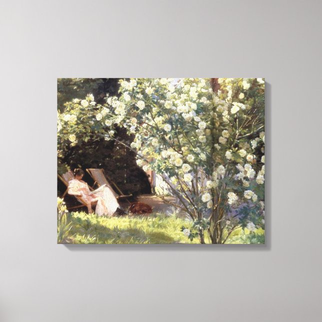 Impressão Em Tela Os Rosas Les de Kroyer (Frente)