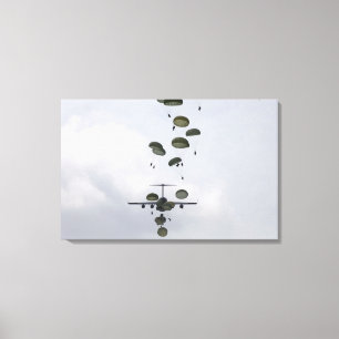 Impressão Em Tela Os soldados do exército saltam de A.A. - 17