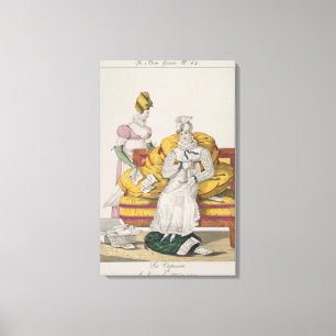 Impressão Em Tela Os Vapores ou o Dia das Contas, prato 62 de Le