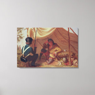 Impressão Em Tela Osceola no captiveiro, c.1837