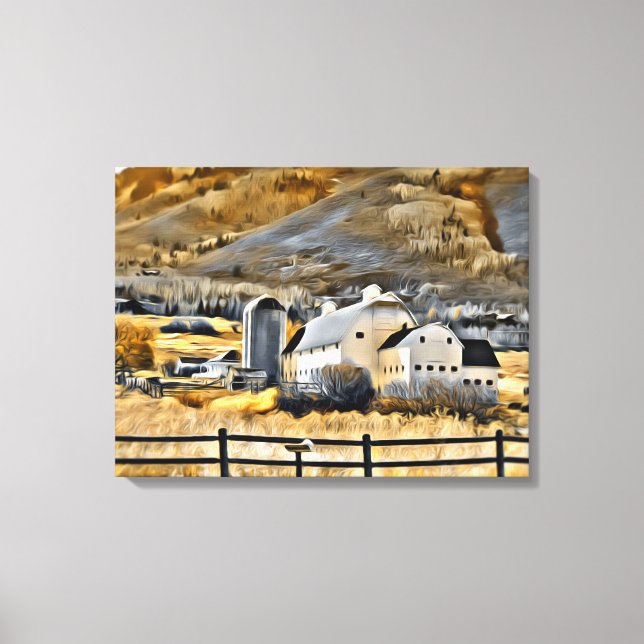 Impressão Em Tela Osguthorpe Barn em Park City, Utah (Frente)