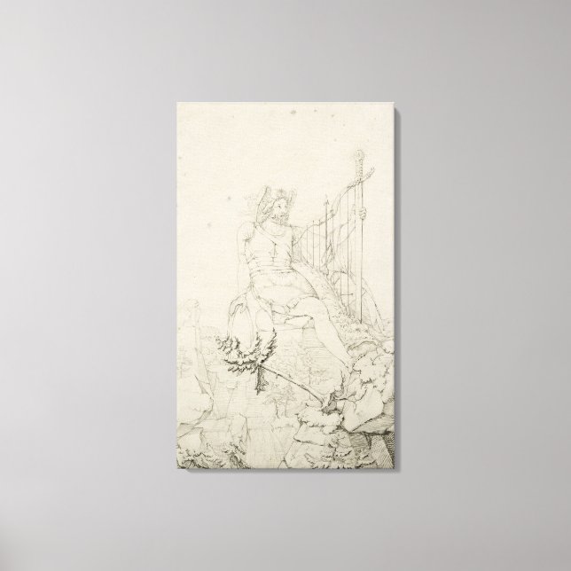 Impressão Em Tela Ossian, 1804-5 (Frente)