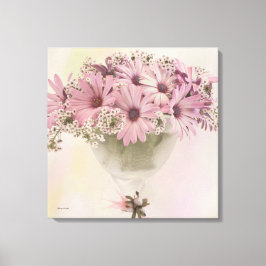 Impressão Em Tela Osteosperno Rosa