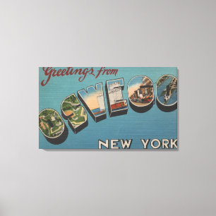 Impressão Em Tela Oswego, New York - grandes cenas da letra