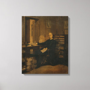 Impressão Em Tela Otto von Bismarck em seu estudo
