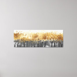 Impressão Em Tela Ouro Foliage