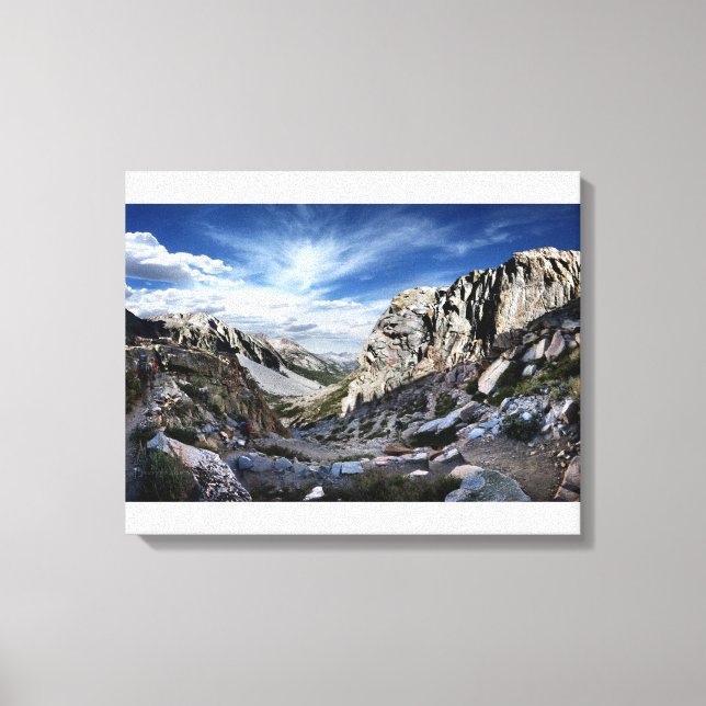 Impressão Em Tela Ouro Staircase - John Muir Trail (Frente)