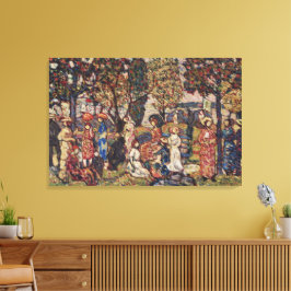 Impressão Em Tela Outono de Maurice Prendergast, Arte Fina Vintage