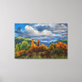 Impressão Em Tela Outono do ouro nas montanhas