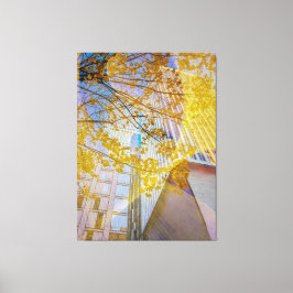 Impressão Em Tela Outono na Cidade Abstrato