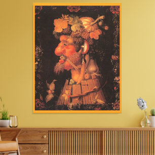 Impressão Em Tela Outono, Pintura Alegórica,