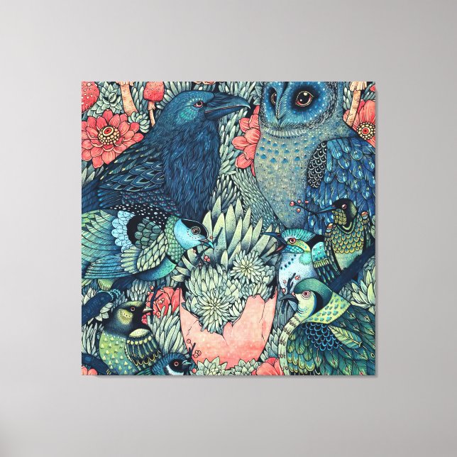 Impressão Em Tela Ovo Cósmico (Frente)