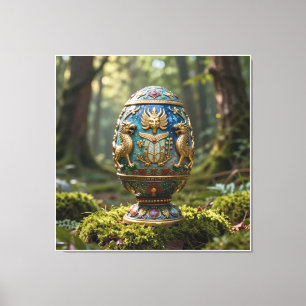 Impressão Em Tela Ovo de Arte do Patrimônio Antigo Real - Coleção El