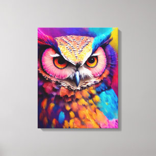 Impressão Em Tela Owl Bird Animal Discovery Adventure Planet Nature