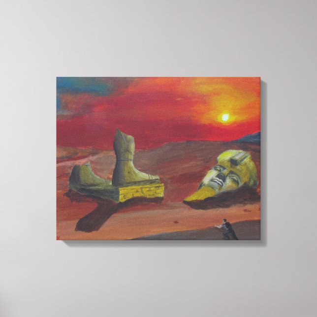 Impressão Em Tela Ozymandias (Frente)