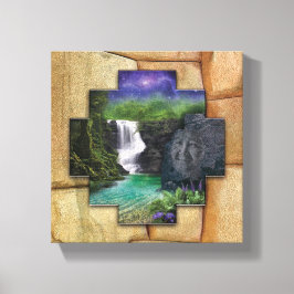 Impressão Em Tela Pachamama - Arte de Parede em Tela Enrolada