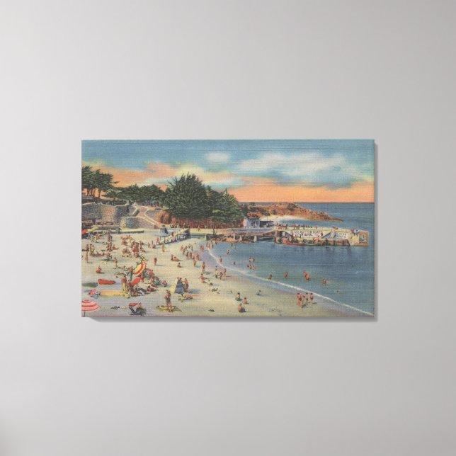 Impressão Em Tela Pacífico Grove, CA (Frente)